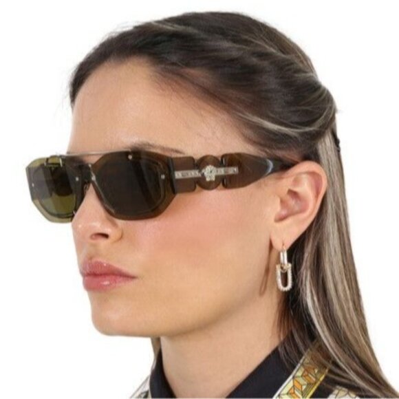 NEW VERSACE VE2235 1252/71 SUNGLASSES GREEN UNISEX EYEWEAR VERSACE VE2235 125271 - Picture 3 of 4